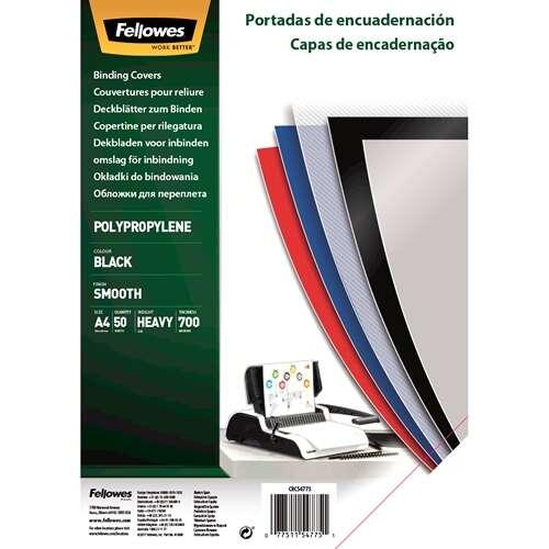 Fellowes 5477502 cartellina A4 Polipropilene (PP) Nero 50 pz