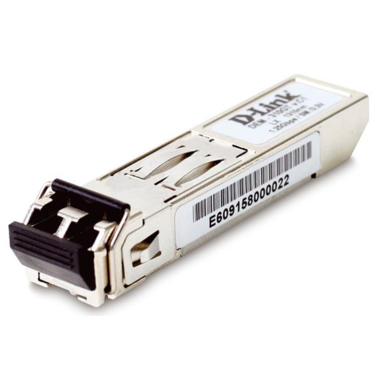 D-LINK TRANSCEIVER SFP 1 PORTA MINI GBIC, SFP A 1000BASELX, 10KM SINGLE MODE