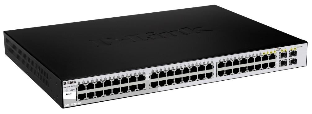 D-Link DGS-1210-48 switch di rete Gestito L2 Nero