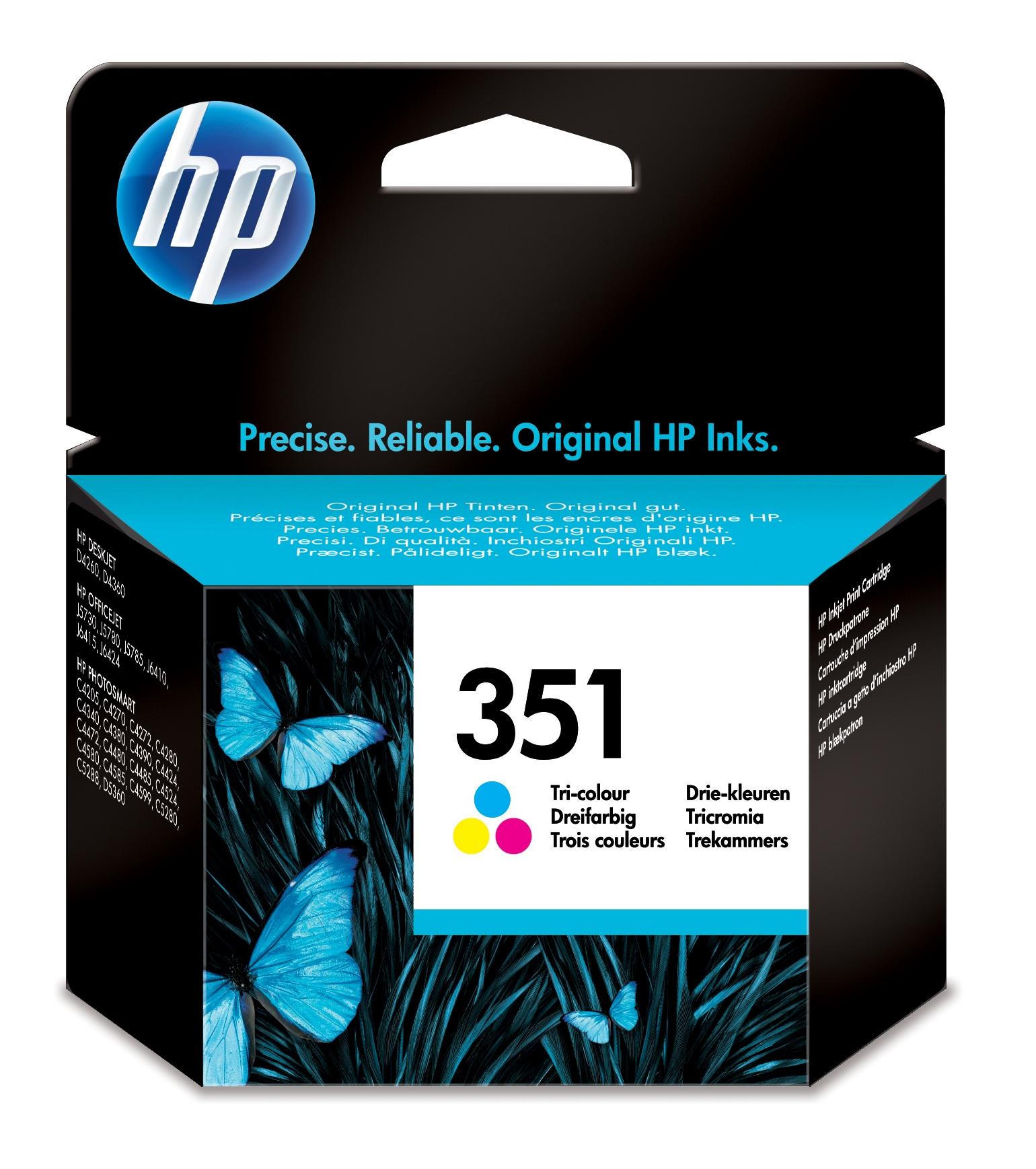 HP 351 Ink tri-colour Vivera