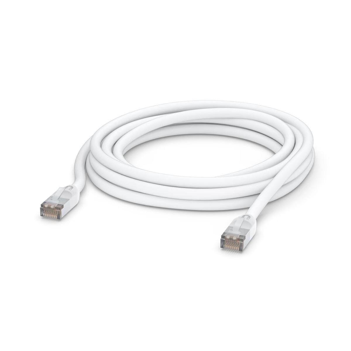 Ubiquiti UACC-Cable-Patch-Outdoor-5m-WH | LAN Patchcord | per esterni, Cat.5e STP, 5 m, bianco