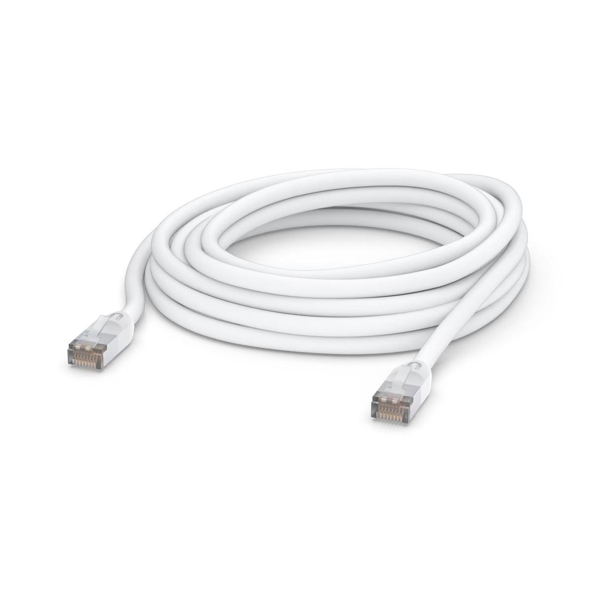 Ubiquiti UACC-Cable-Patch-Outdoor-8m-WH | LAN Patchcord | per esterni, Cat.5e STP, 8 m, bianco