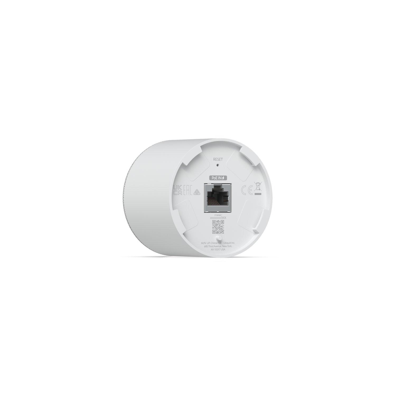 UBIQUITI UVC-G4 DOORBELL PRO POE KIT-WHITE DUAL-CAMERA POE DOORBELL AND CHIME, ADVANCED AI, WHITE