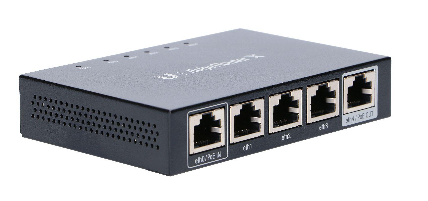 Ubiquiti ER-X | Router | EdgeMAX EdgeRouter, 5x RJ45 1000Mb/s, 1x PoE Passthrough