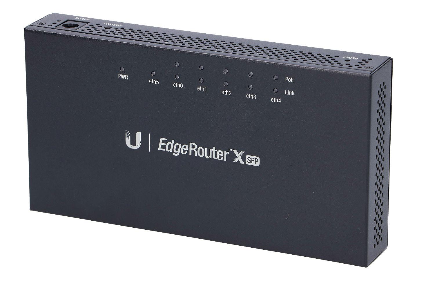 Ubiquiti ER-X-SFP | Router | EdgeMAX EdgeRouter, 5x RJ45 1000Mb/s PoE, 1x SFP