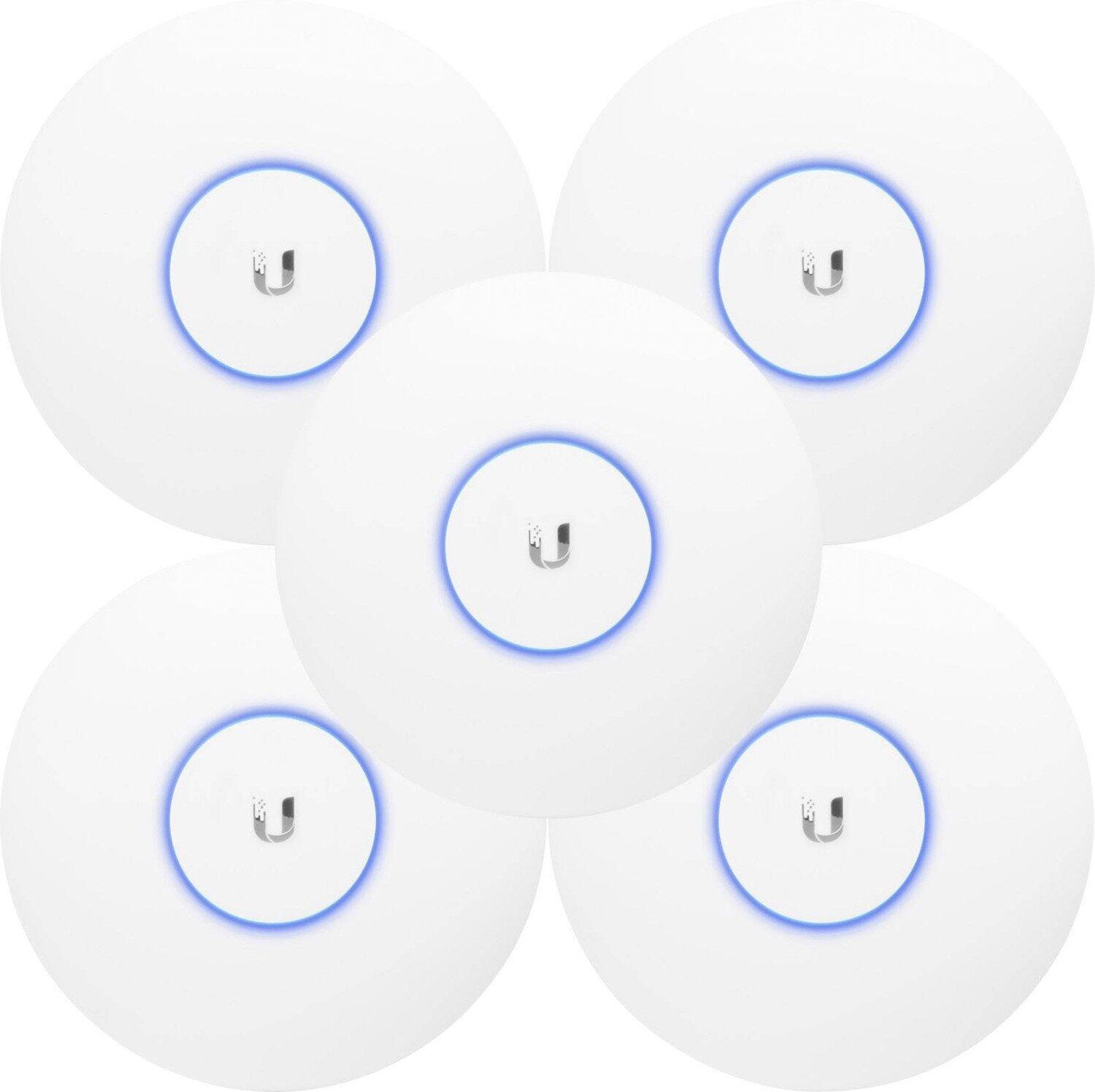 Ubiquiti Networks UAP-AC-PRO-5 punto accesso WLAN 1300 Mbit/s Bianco (Ubiquiti Access-Point UniFi UAP-AC-Pro 802.11ac [5er-Pack