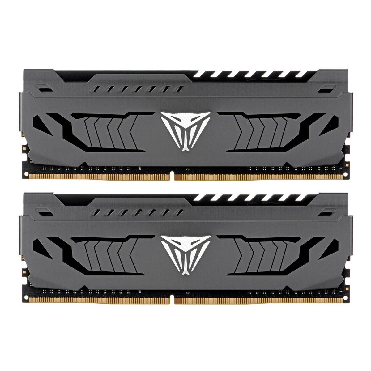 KIT DDR4 PATRIOT "VIPER STEEL" 16GB (2X8GB) 3733Mhz - CL 17 ALUMINIUM HEAT SHIELD - PVS416G373C7K