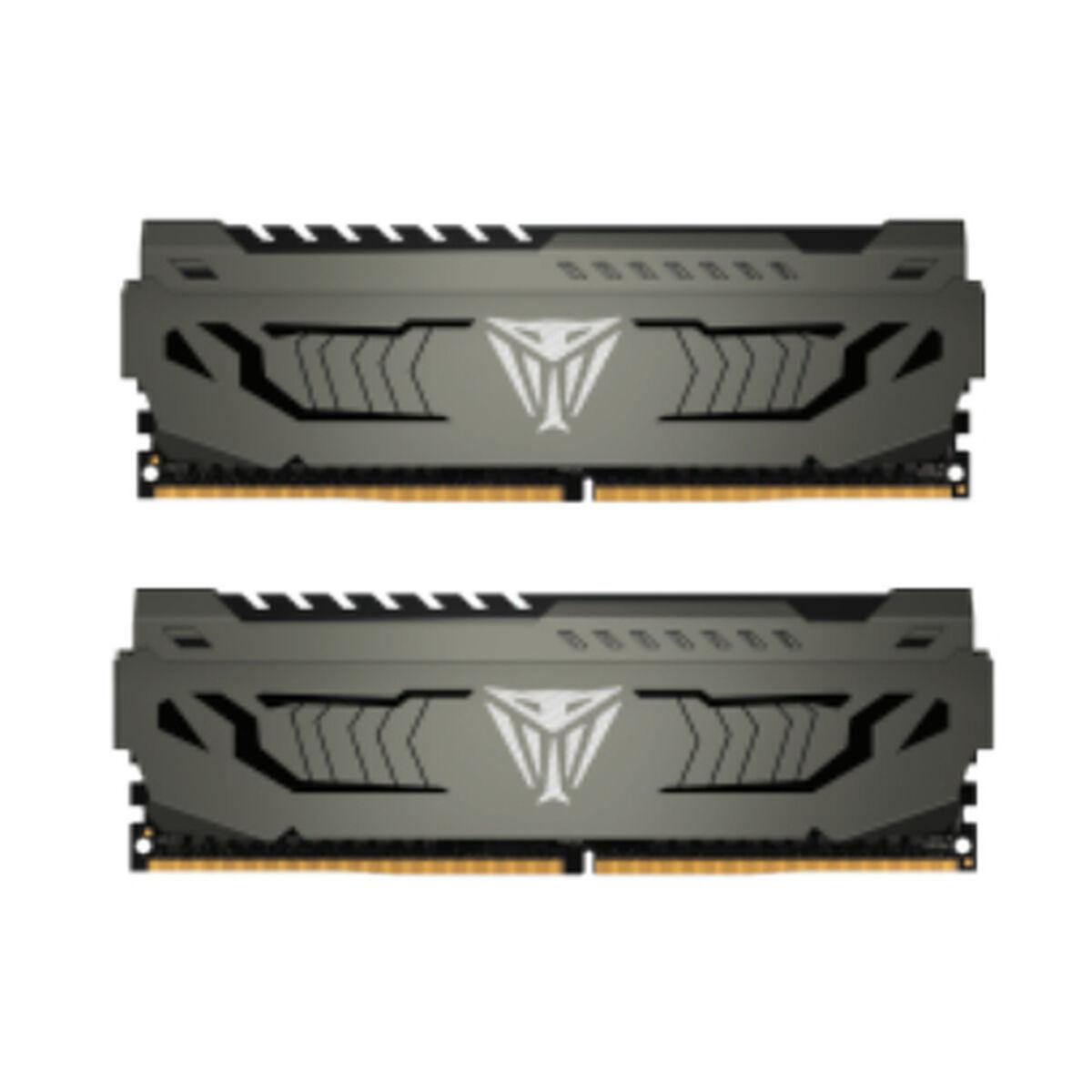 KIT DDR4 PATRIOT "VIPER 4 STEEL" 32GB (2X16GB) 3200Mhz - CL 16 ALUMINIUM HEAT SHIELD - PVS432G320C6K