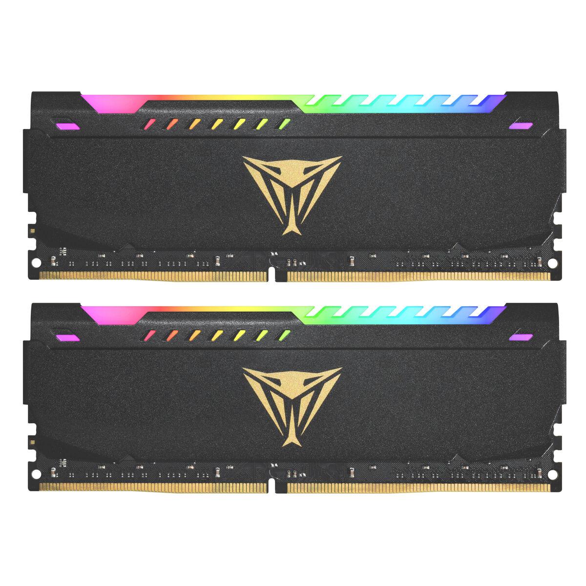 Patriot Memory Viper Steel RGB PVSR432G320C6K memoria 32 GB 2 x 16 GB DDR4 3200 MHz (Viper STEEL RGB BLACK 3200Mhz DDR4 32GB/2X