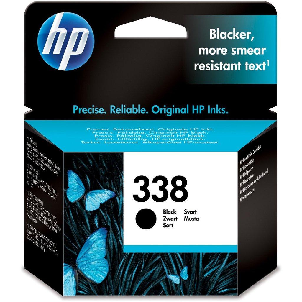 HP CART INK NERO 5740/6540/8150 PSC 1610/2355/2610/C3180 N. 338