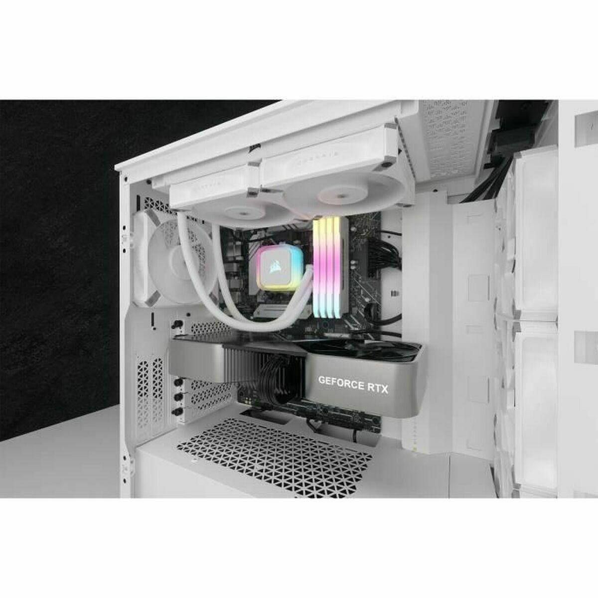 Corsair H100I Elite Processore Raffreddatore di liquidi tutto in uno 12 cm Bianco 1 pz (CORSAIR iCUE H100i RGB ELITE - process)