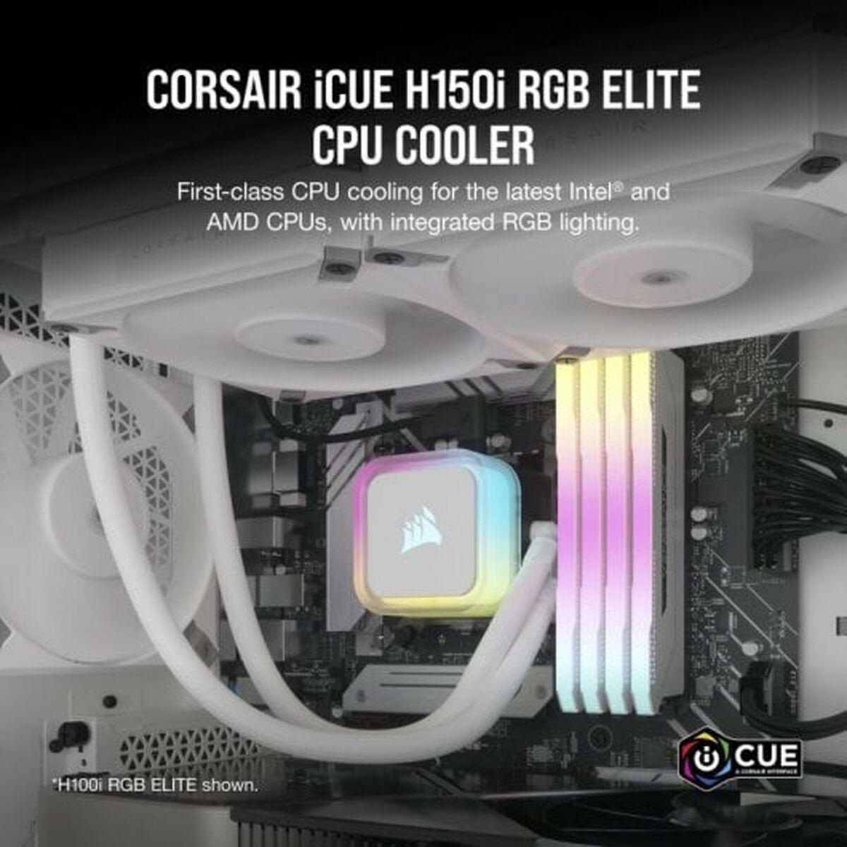 CORSAIR ICUE H150I RGB ELITE LIQUID WHT