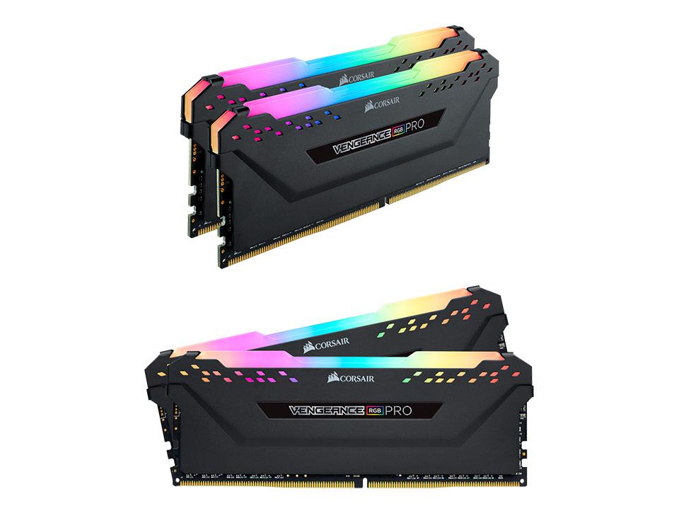 CORSAIR RAM VENGEANCE RGB PRO 32GB 2X16GB DDR4 3600 PC4-28800 C18 1.35V