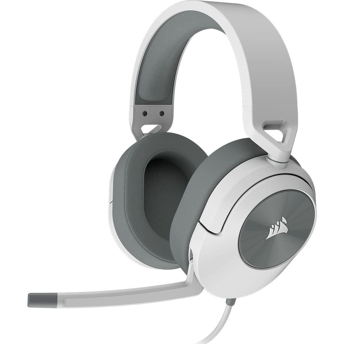 Corsair HS55 SURROUND Auricolare Cablato Portatile Giocare Bianco (CORSAIR HS55 7.1 GAMING HEADSET WHITE)