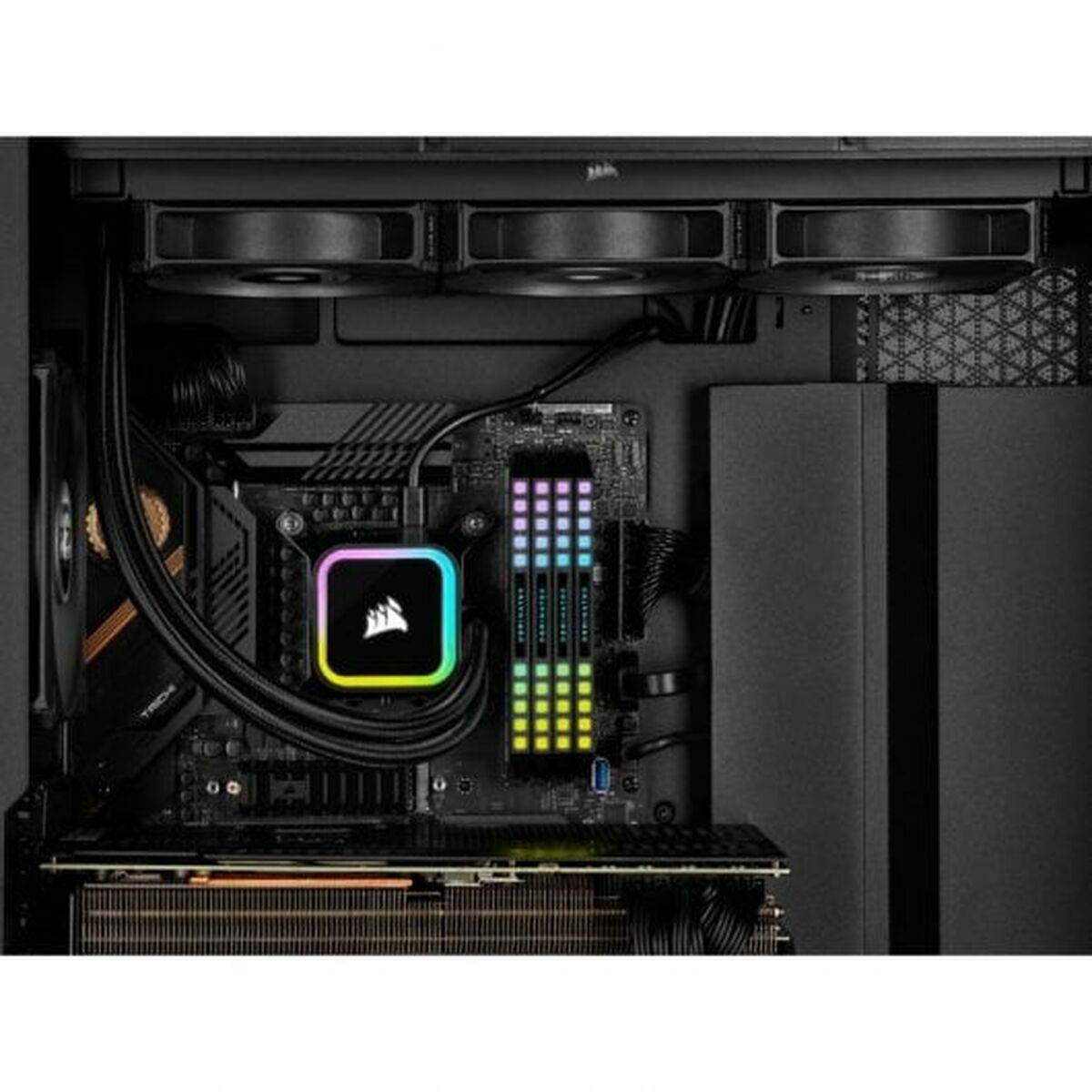 Corsair H115I Raffreddatore d'aria Nero 1 pz (CORSAIR ICUE H115I RGB ELITE LIQUID)