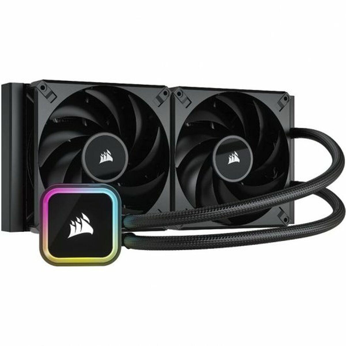 Corsair H115I Raffreddatore d'aria Nero 1 pz (CORSAIR ICUE H115I RGB ELITE LIQUID)