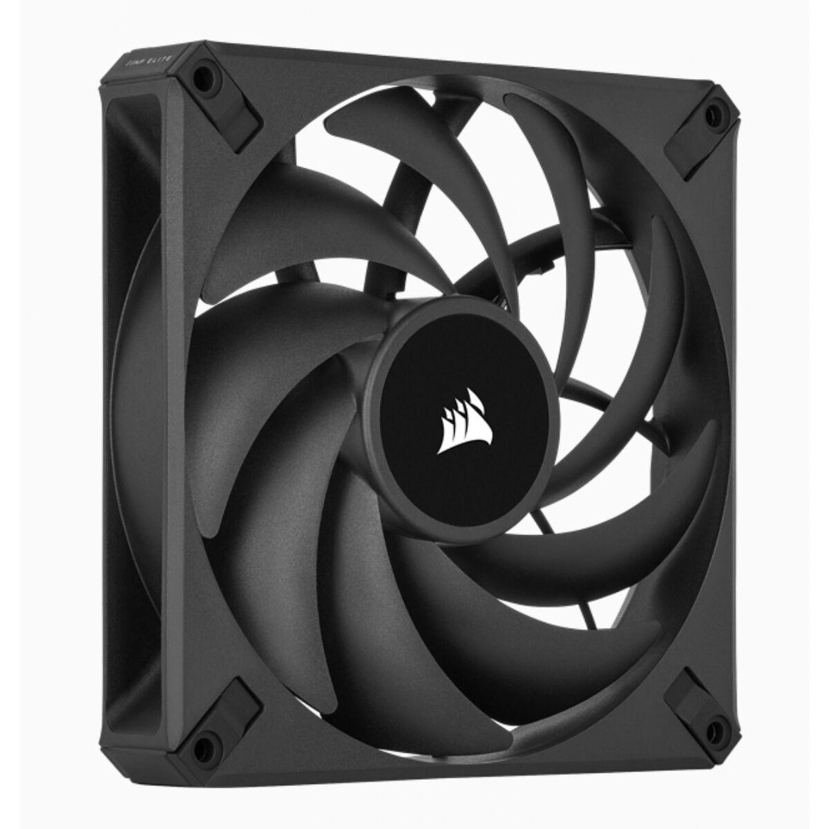 Corsair AF140 ELITE Case per computer Ventilatore 14 cm Nero 1 pz (Corsair AF140 ELITE High-Performance 14cm PWM Case Fan, Flui