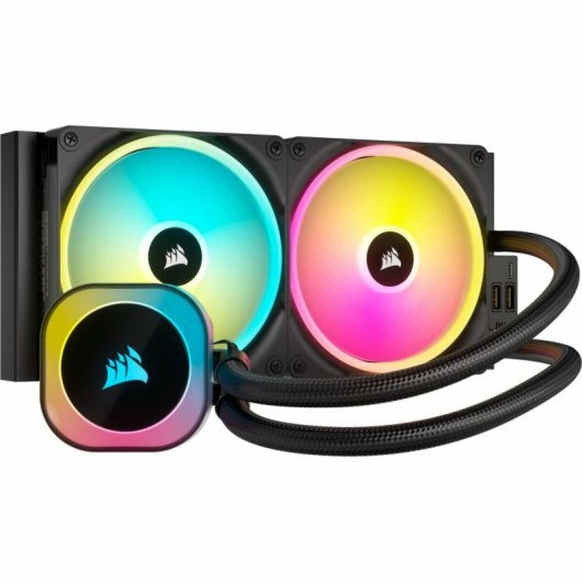 Corsair H115I Processore Kit di raffreddamento a liquido 14 cm Nero (Corsair iCue Link H115i 280mm RGB Liqu)