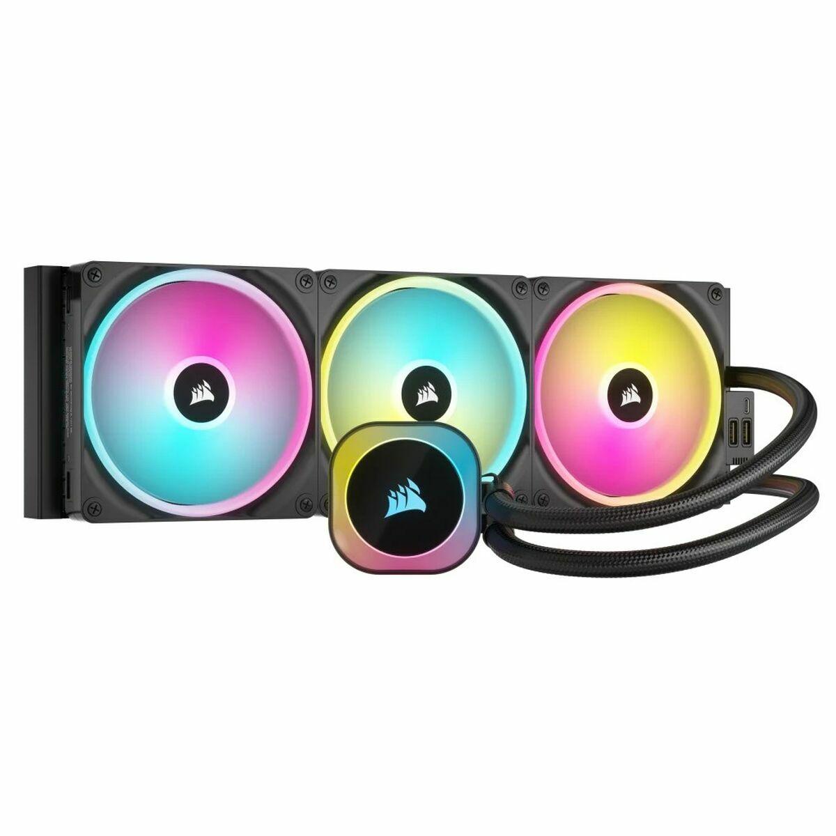 Corsair H170I Processore Liquid cooling kit 14 cm Nero (CORSAIR ICUE LINK H170I RGB LIQUID BLK)