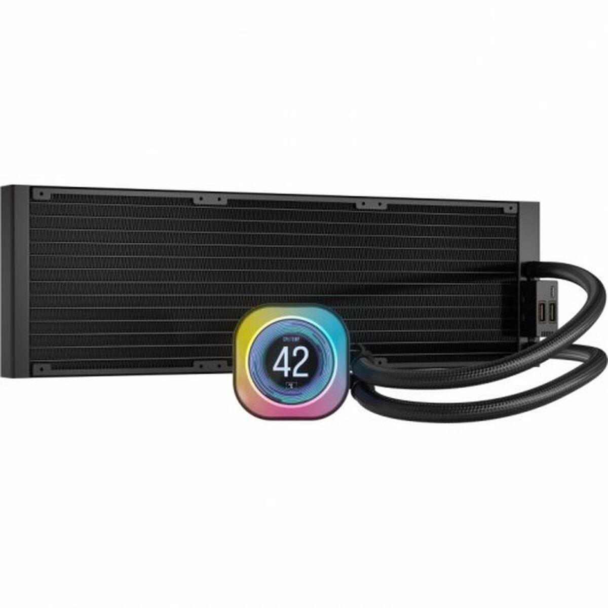 Corsair CW-9061009-WW sistema di raffreddamento per computer Processore Raffreddatore d'aria 14 cm Nero 3 pz (Corsair H170i iCU