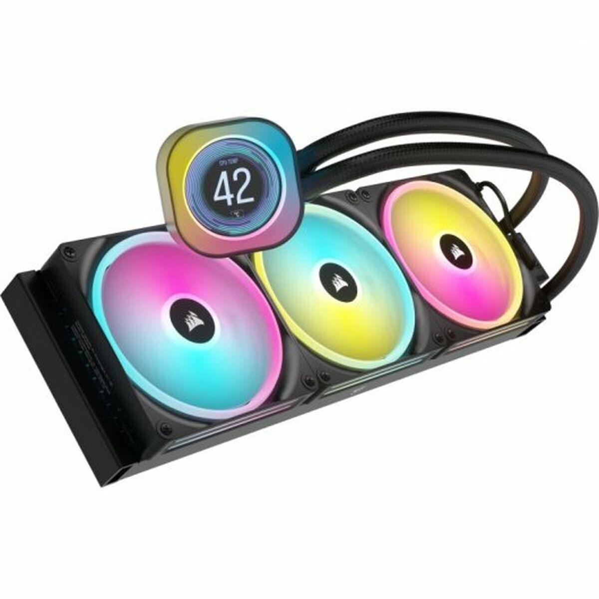 Corsair CW-9061009-WW sistema di raffreddamento per computer Processore Raffreddatore d'aria 14 cm Nero 3 pz (Corsair H170i iCU