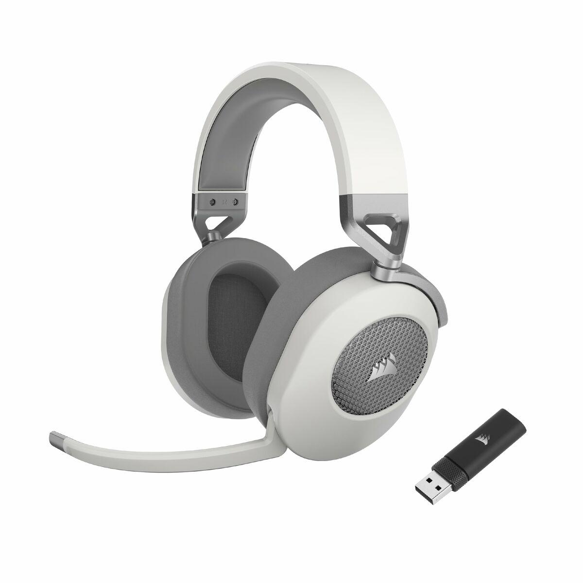 Corsair HS65 Auricolare Wireless A Padiglione Giocare Bluetooth Bianco (CORSAIR HS65 W/L GAMING HEADSET WHITE)