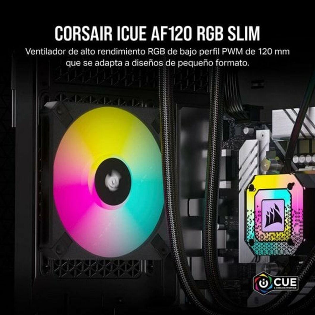 Corsair CO-9050163-WW sistema di raffreddamento per computer Case per computer Ventilatore 12 cm Nero (Corsair iCUE AF120 RGB S