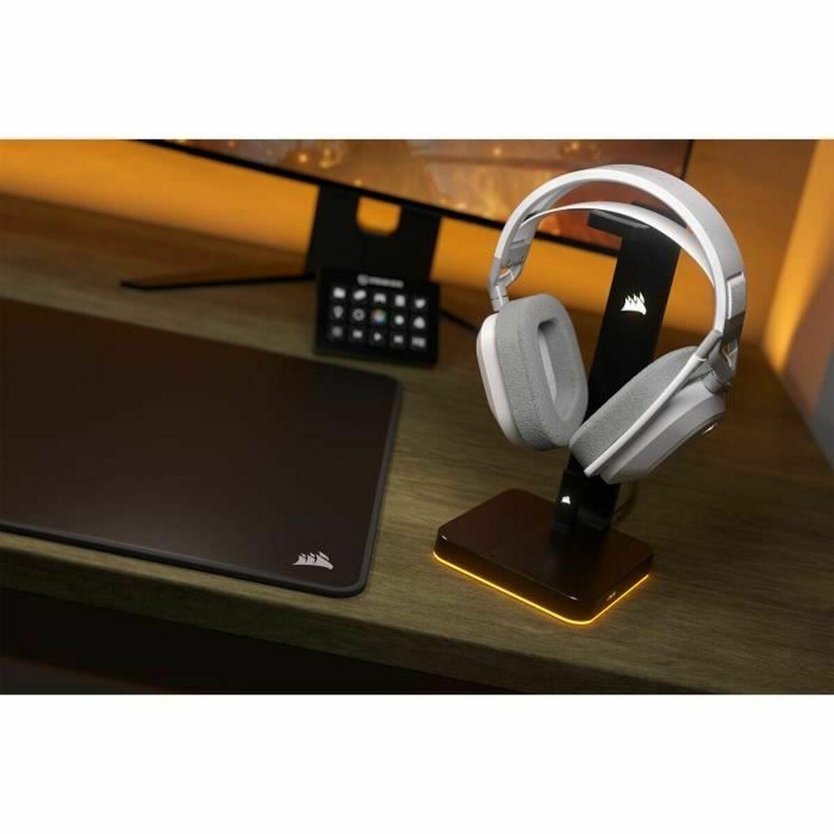 Corsair CA-9011296-EU cuffia e auricolare Wireless A Padiglione Giocare Bluetooth Bianco (CORSAIR HS80 MAX W/L HEADSET WHITE)