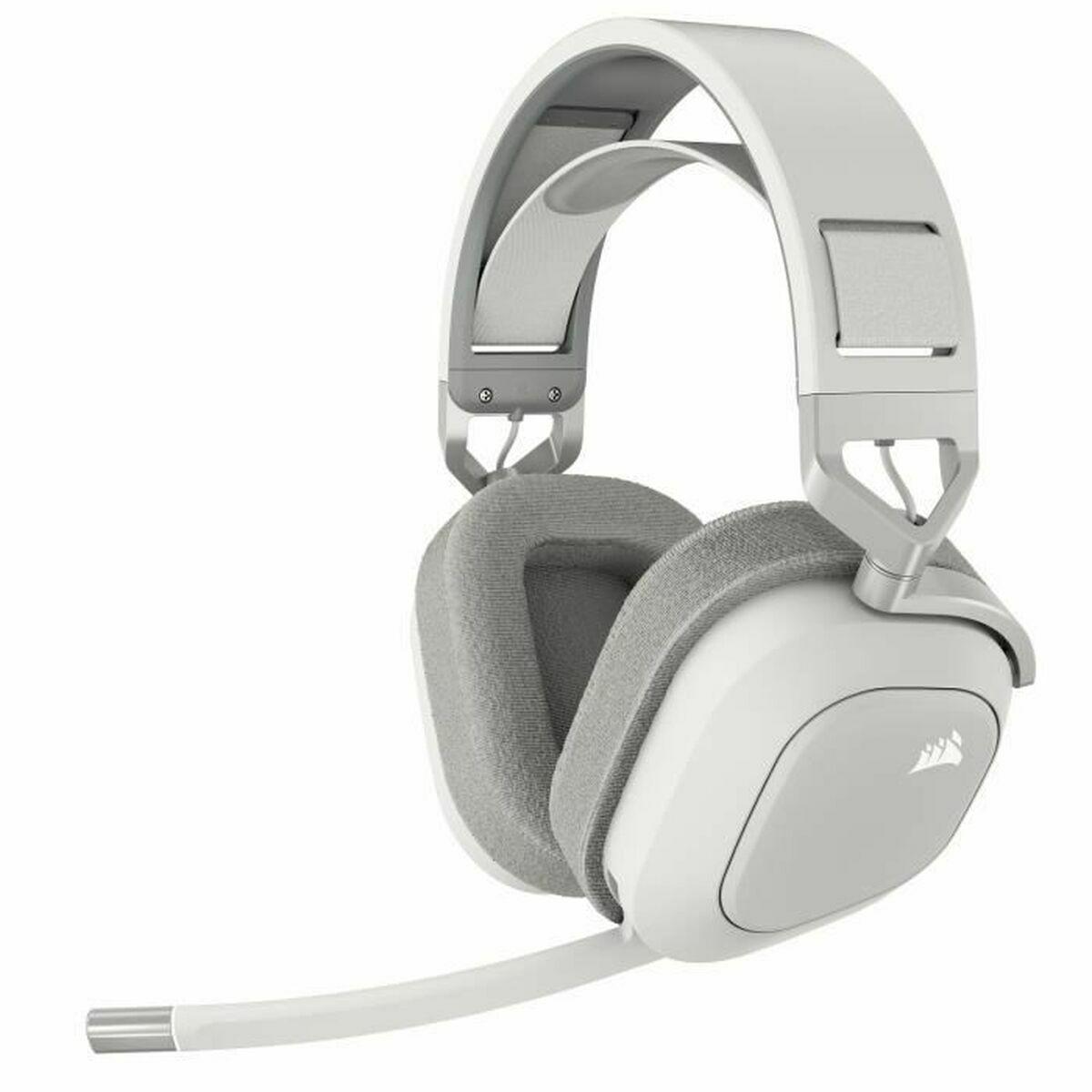 Corsair CA-9011296-EU cuffia e auricolare Wireless A Padiglione Giocare Bluetooth Bianco (CORSAIR HS80 MAX W/L HEADSET WHITE)