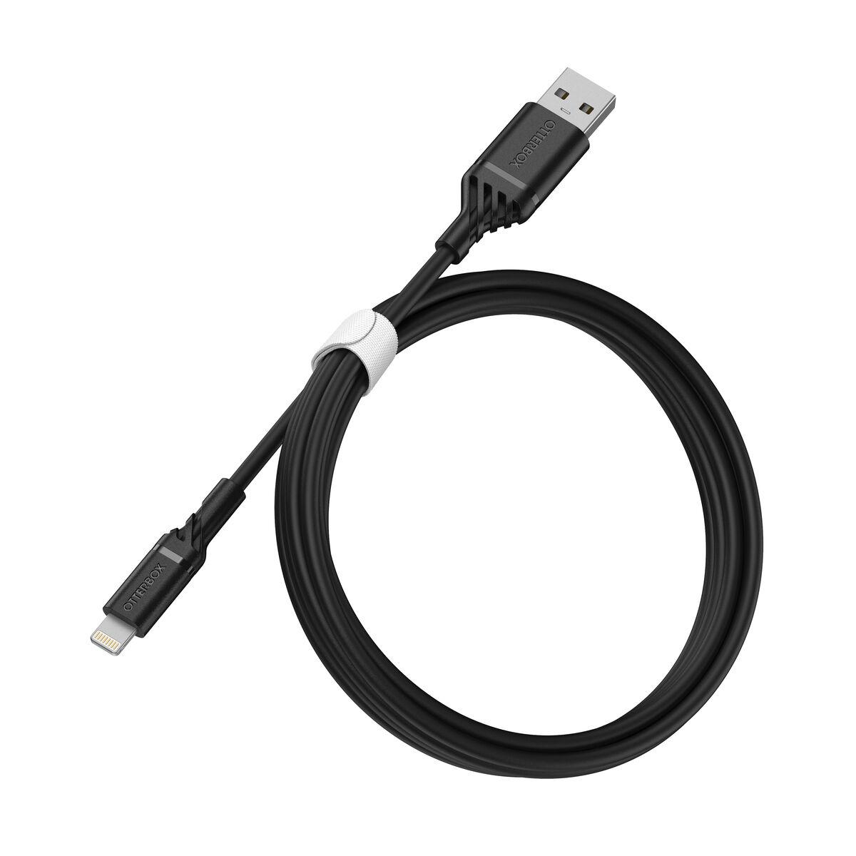 OTTERBOX CABLE USB ALIGHTNING - 1M BLACK