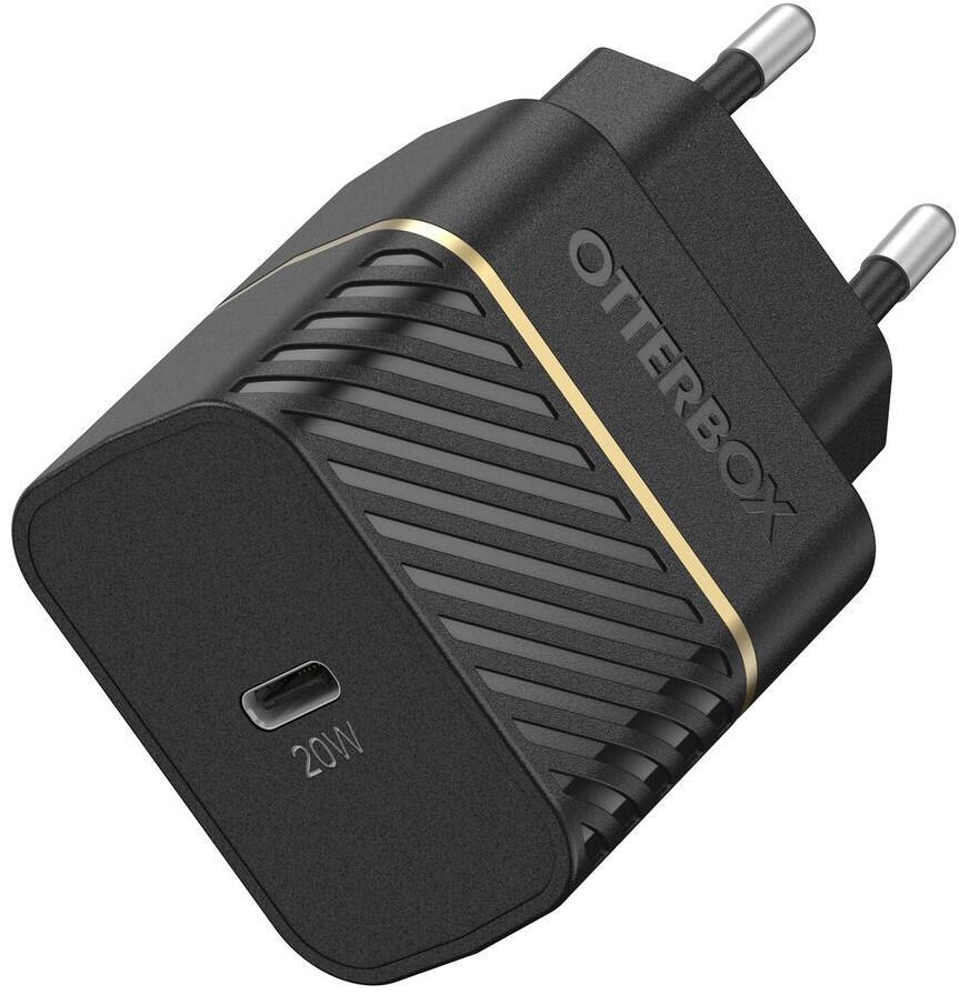 OTTERBOX EU WALL CHARGER 20W - - 1X USB-C 20W USB-PD BLACK