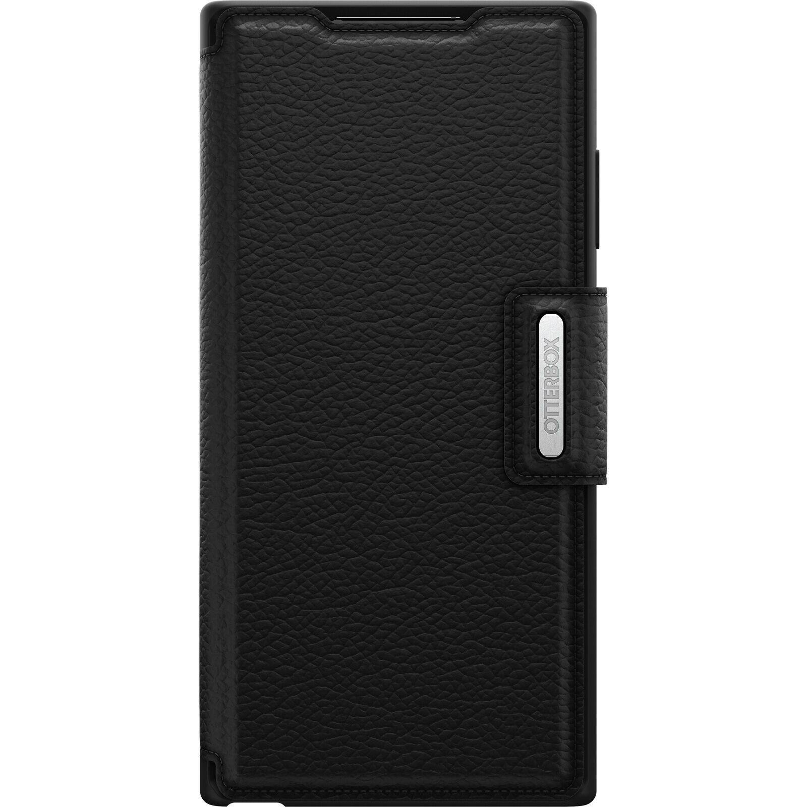 Otterbox Strada Cover Genuine Leather for Galaxy S22 Ultra 5G - Black