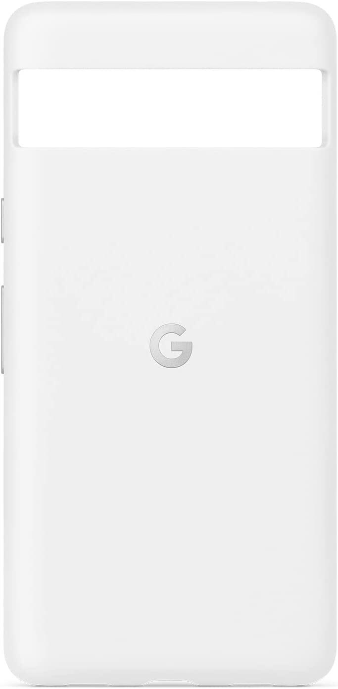 Cover posteriore per Google Pixel 7a in bianco (custodia protettiva in silicone durevole per Google Pixel 7a)