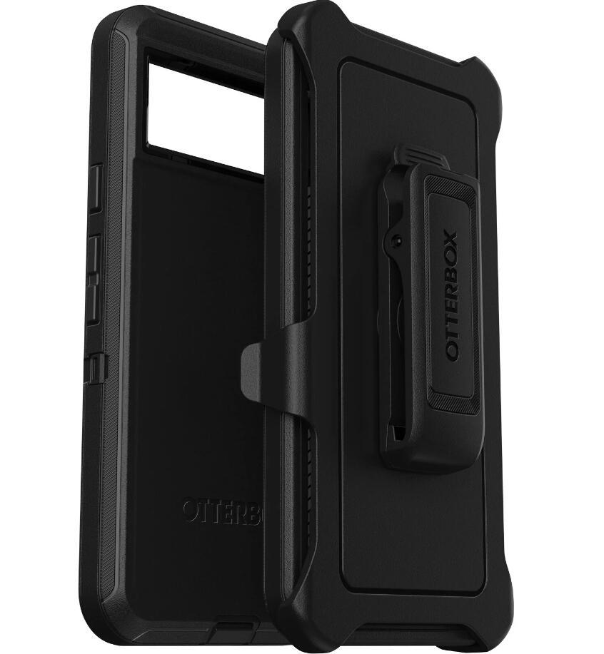 OtterBox Defender Series - Back cover for mobile phone - rugged - polycarbonate, synthetic rubber - black - for Google Pixel 8