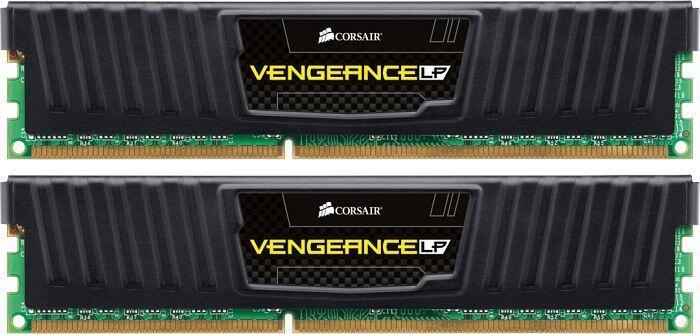 Corsair Vengeance LP Schwarz Dimm Kit 16GB, DDR3-1600, CL9-9-9-24