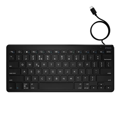 ZAGG 103202221 tastiera USB QWERTY Inglese UK Nero