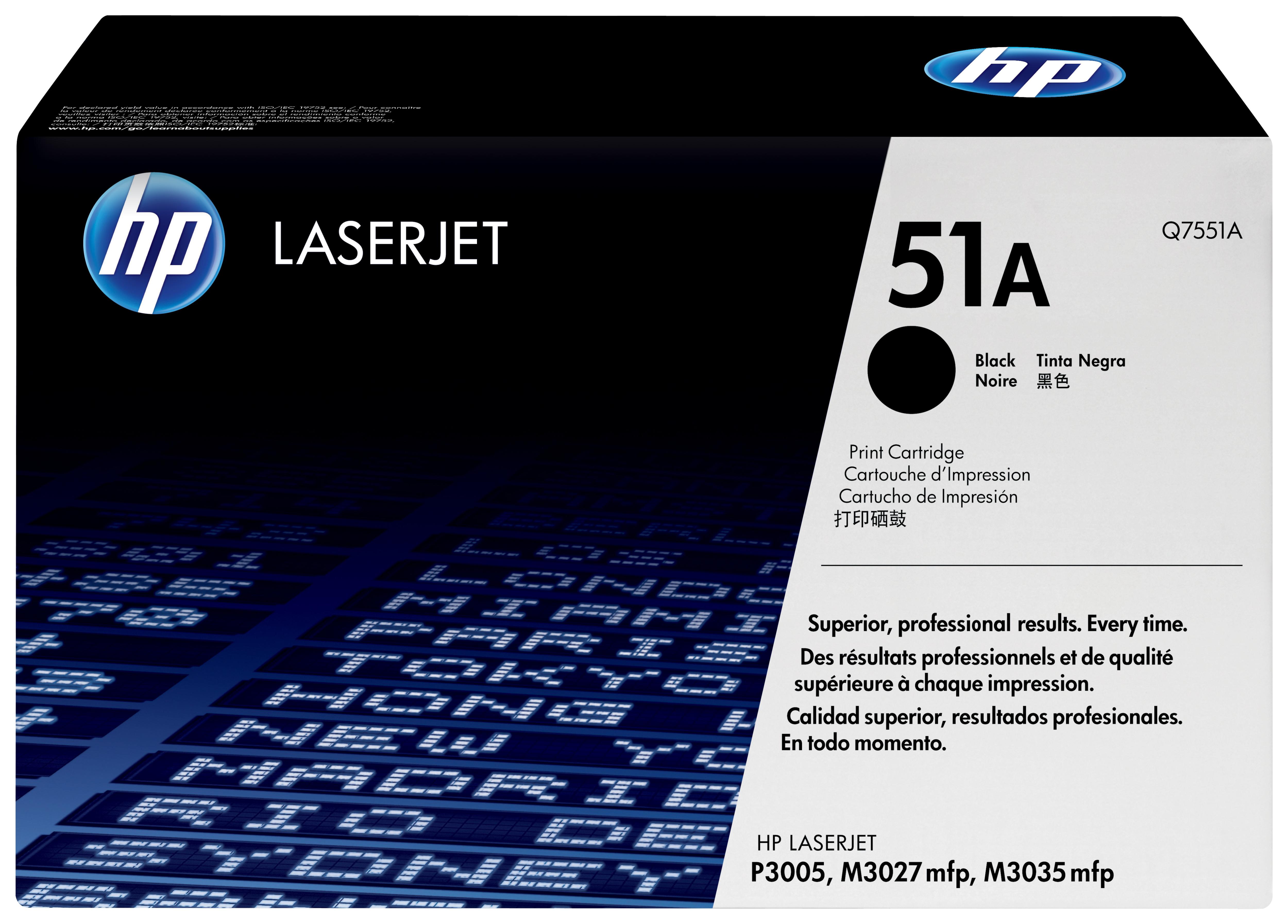 51A - TONER NERO PER LJ P3005/M3035/M3027 HP Lase