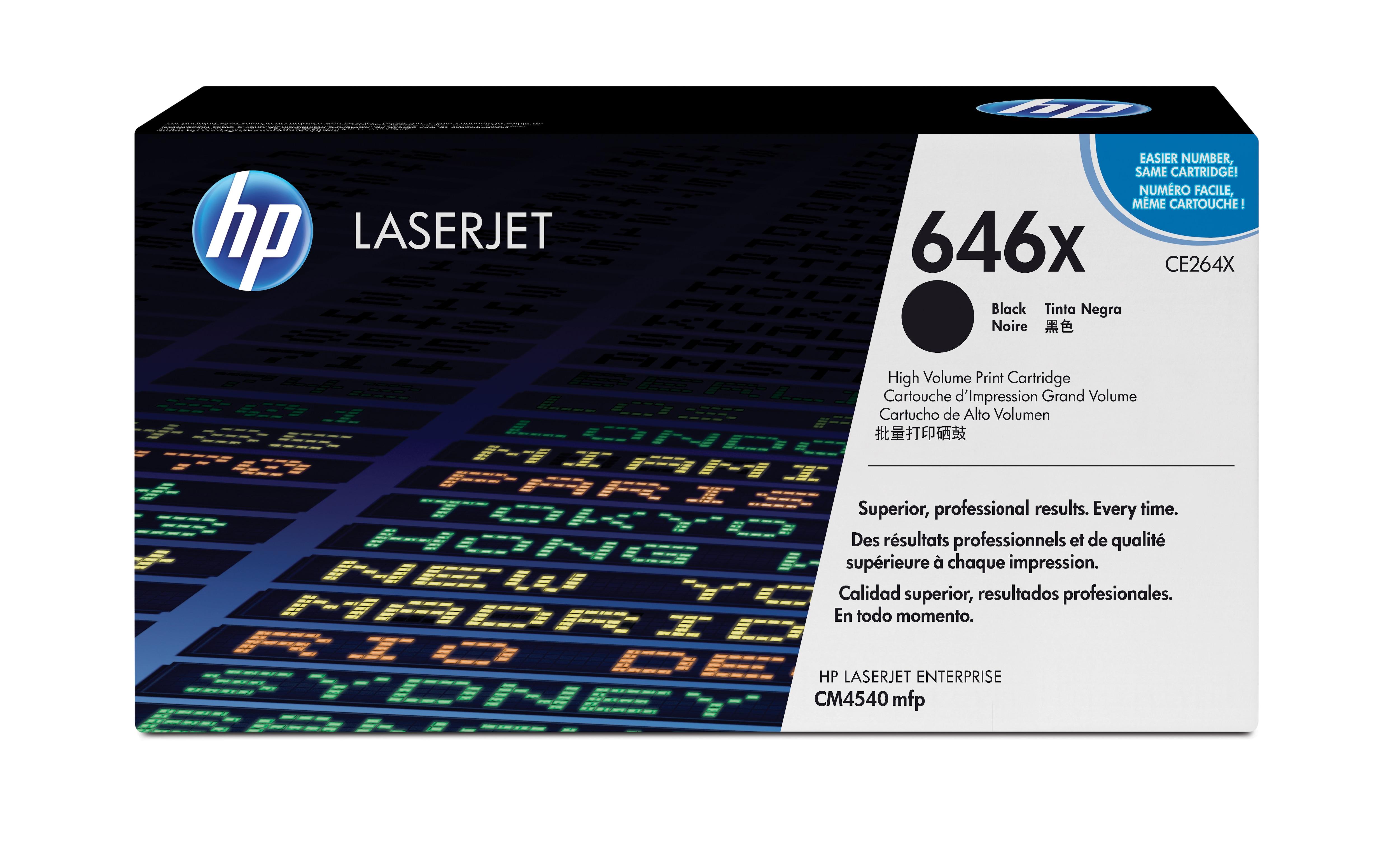 HP 646X - Alta resa - nero - originale - LaserJet