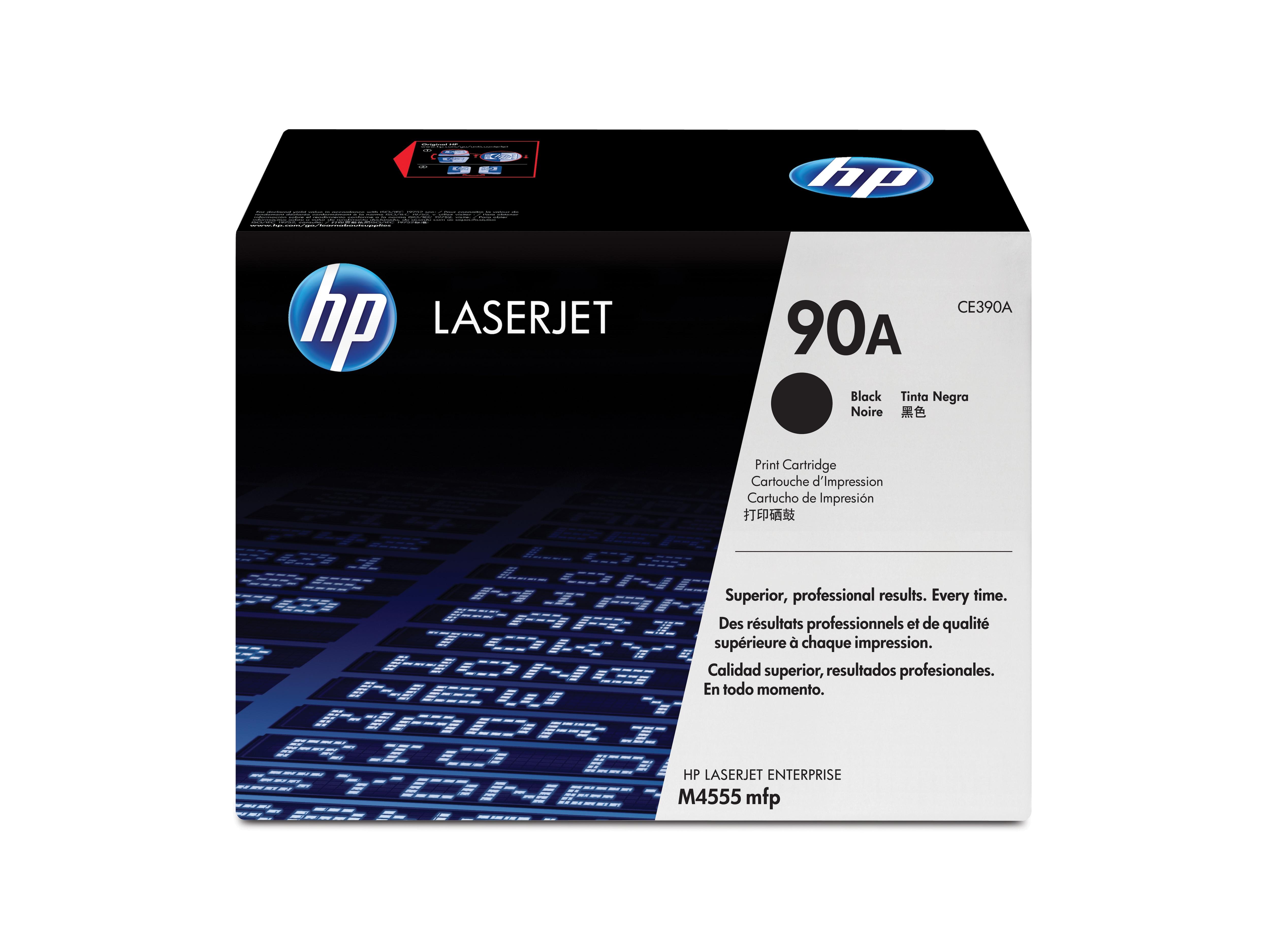 TONER HP CE390A Nero 10.000PP X LASERJET SERIE M4555 M602 M603