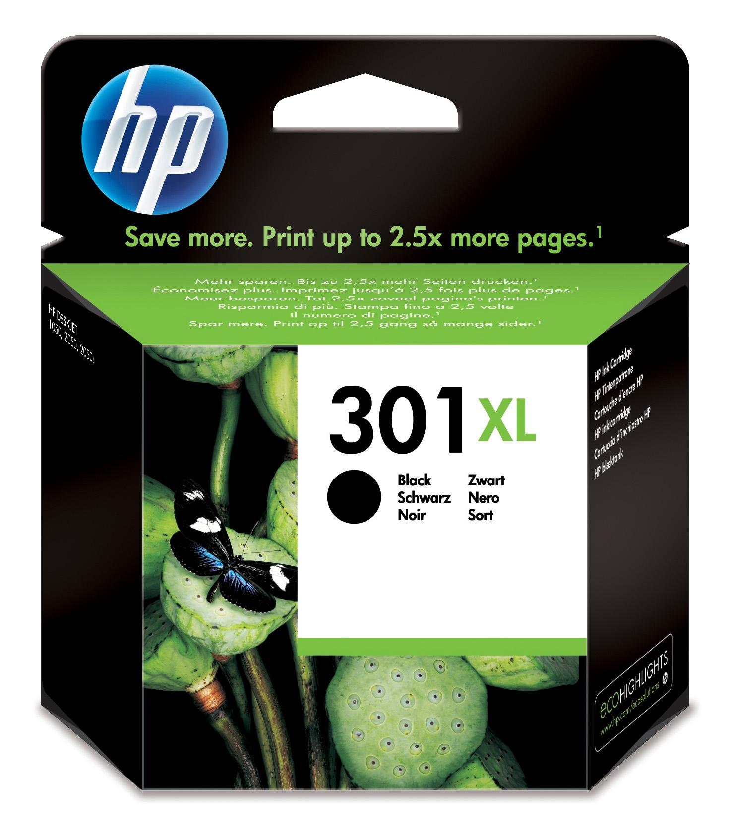 HP 301XL original ink cartridge black