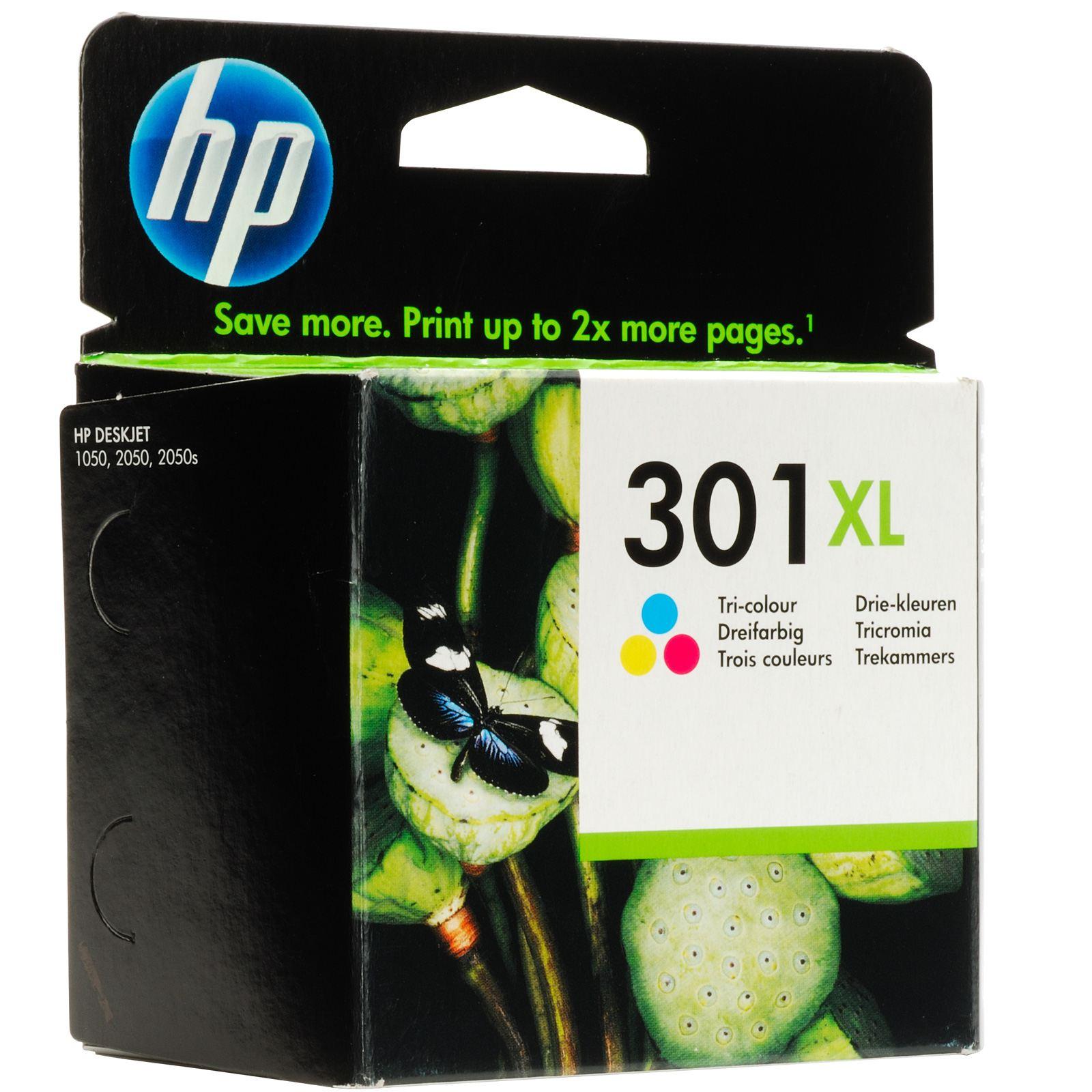 CARTUCCIA ORIGINALE HP CH564EE / 301XL - CMY - STAMPA 330 PAGINE