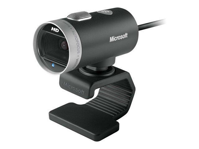 Microsoft LifeCam Cinema webcam 1 MP 1280 x 720 Pixel USB 2.0 Nero, Argento