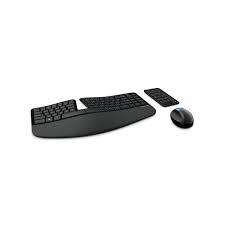 MICROSOFT KIT TASTIERA MOUSE WIRELESS SCULPT ERGONMIC DESKTOP BLACK L5V-00013