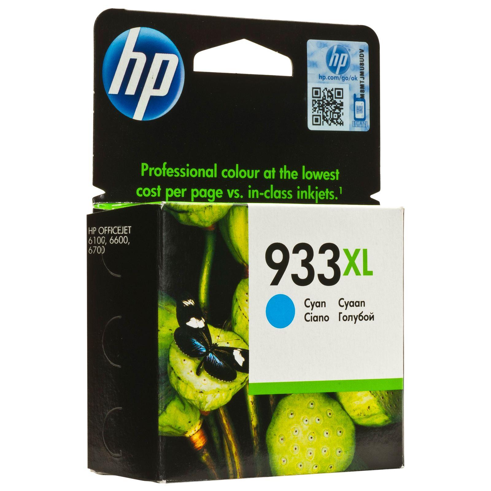 HP CARTUCCIA ORIGINALE 933XL CIANO CN054AE