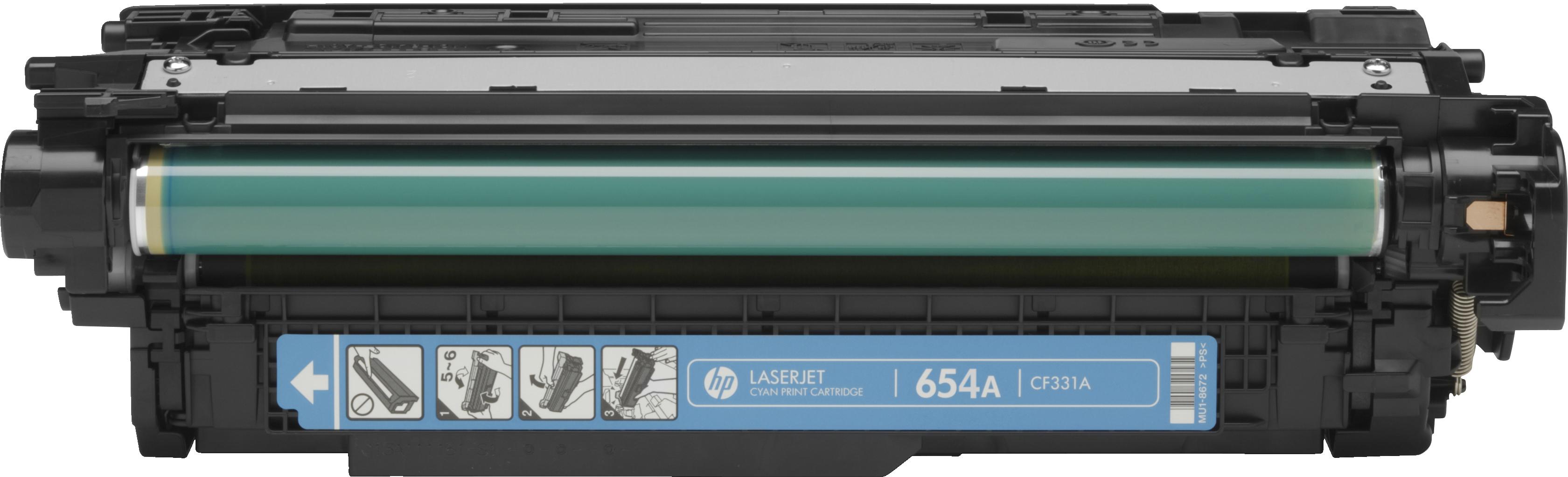 HP 654A - Giallo - originale - LaserJet - cartucc