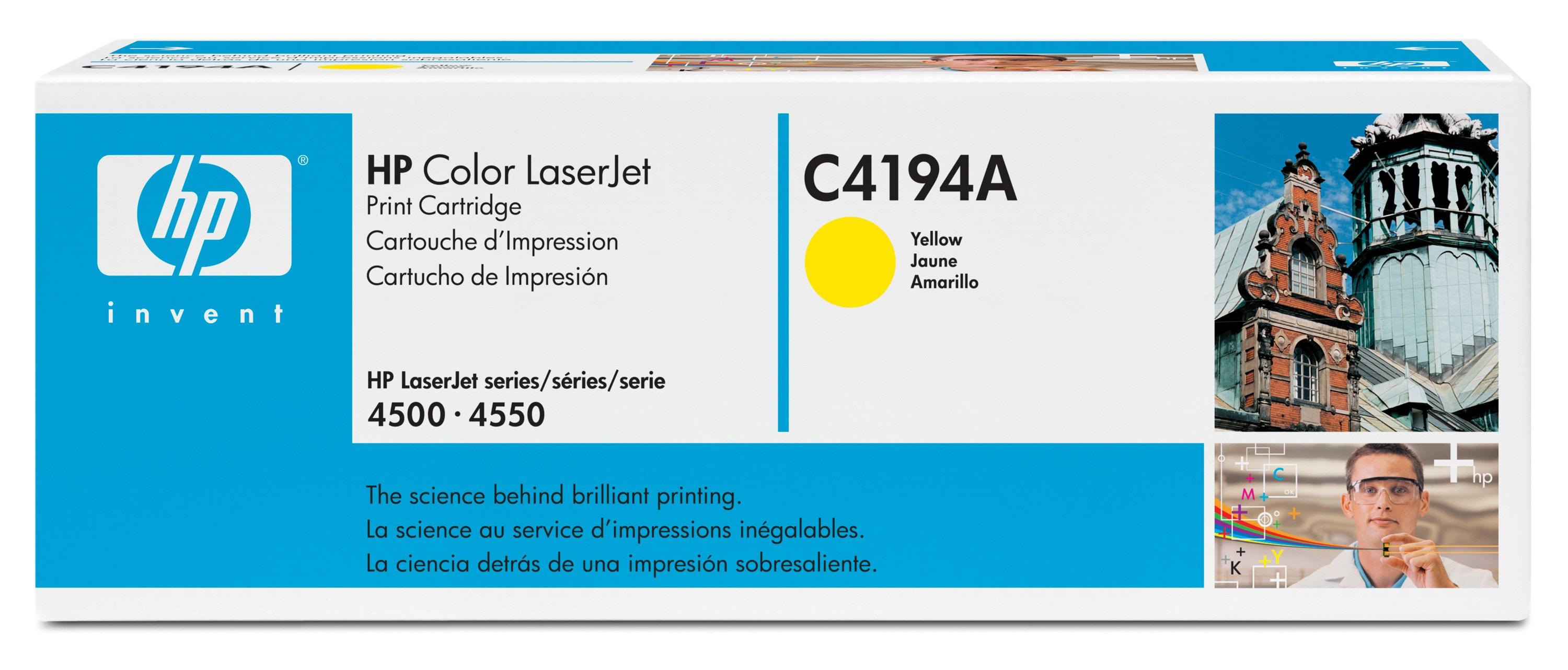 ORIGINAL HP toner giallo C4194A 640A 6000 Seiten