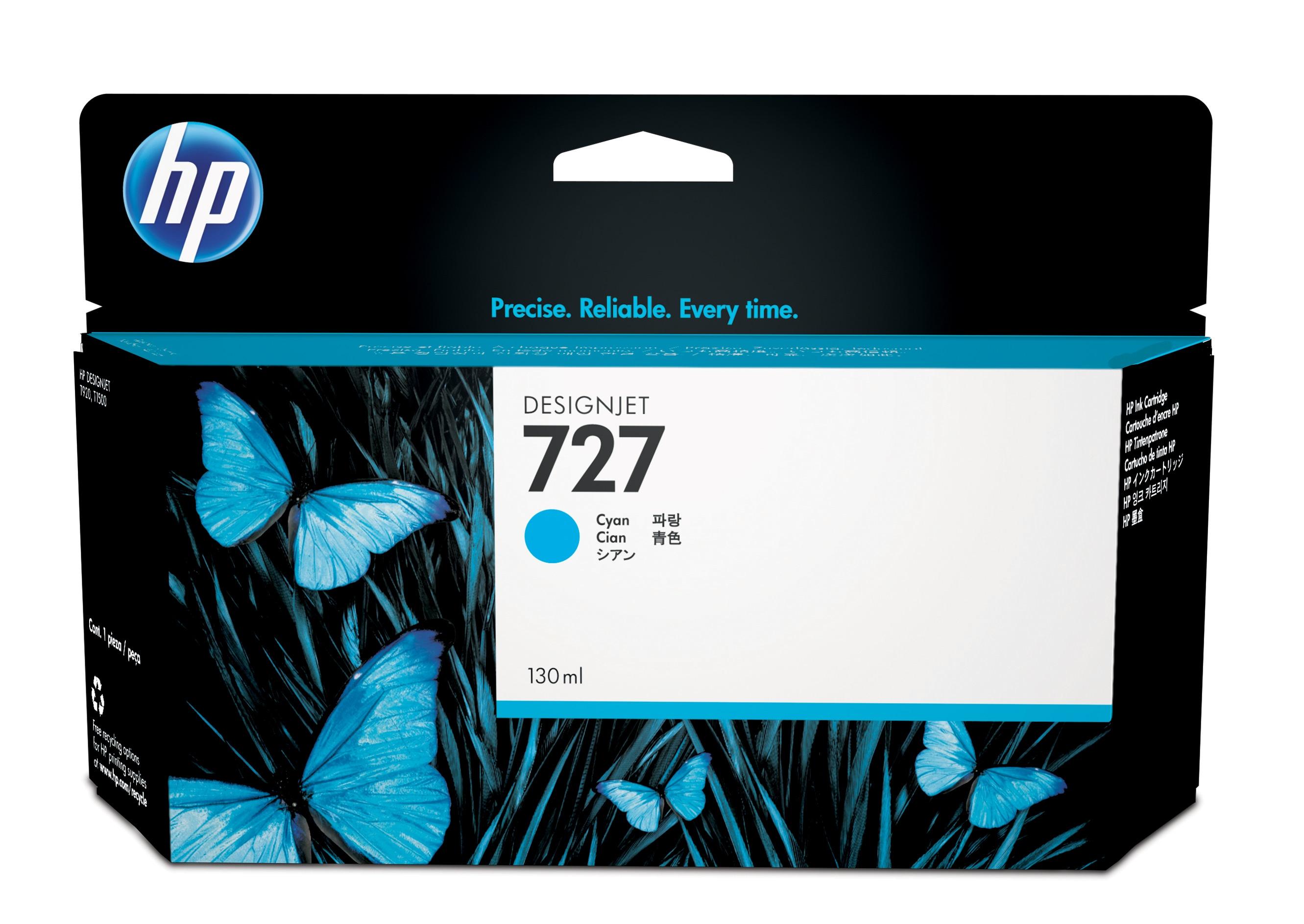 HP 727 - 130 ml - ciano - originale - DesignJet -