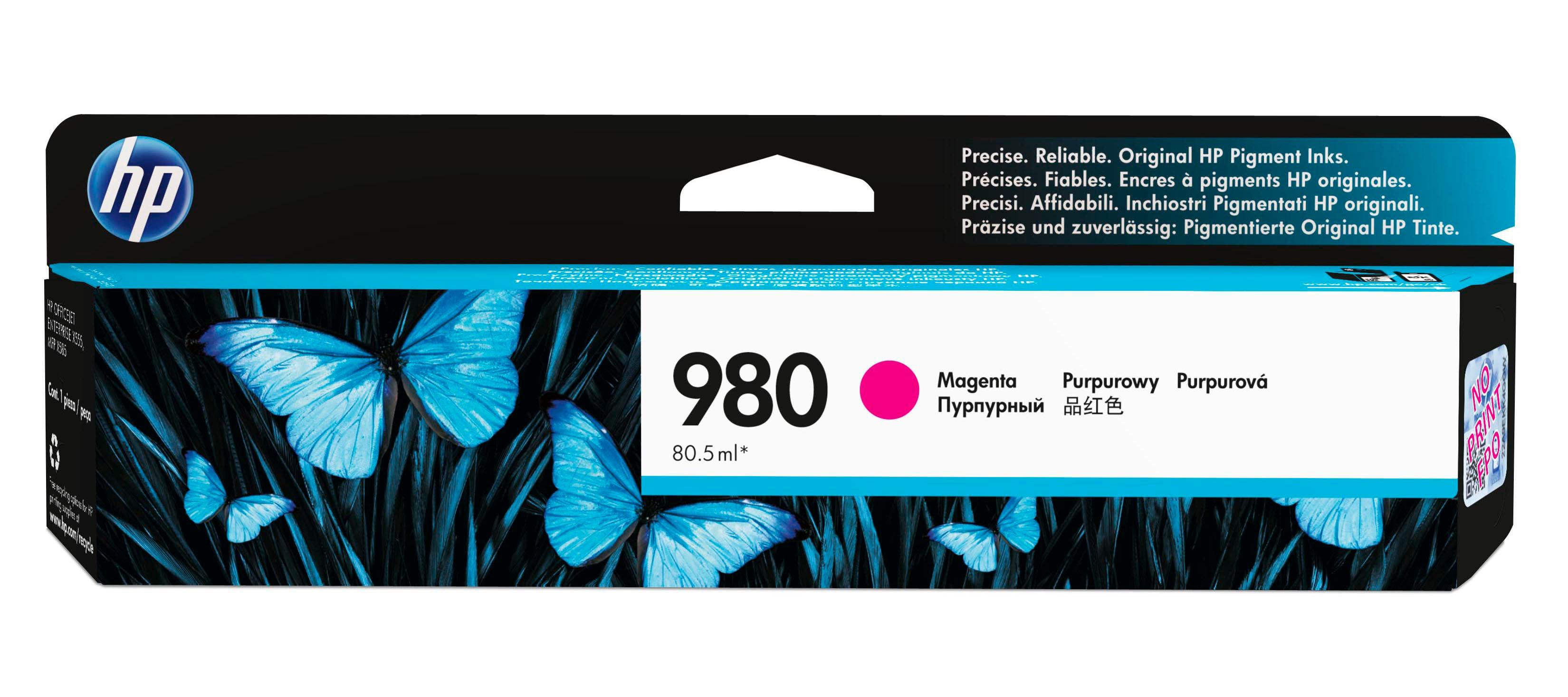 HP 980 - 86.5 ml - magenta - originale - cartucci