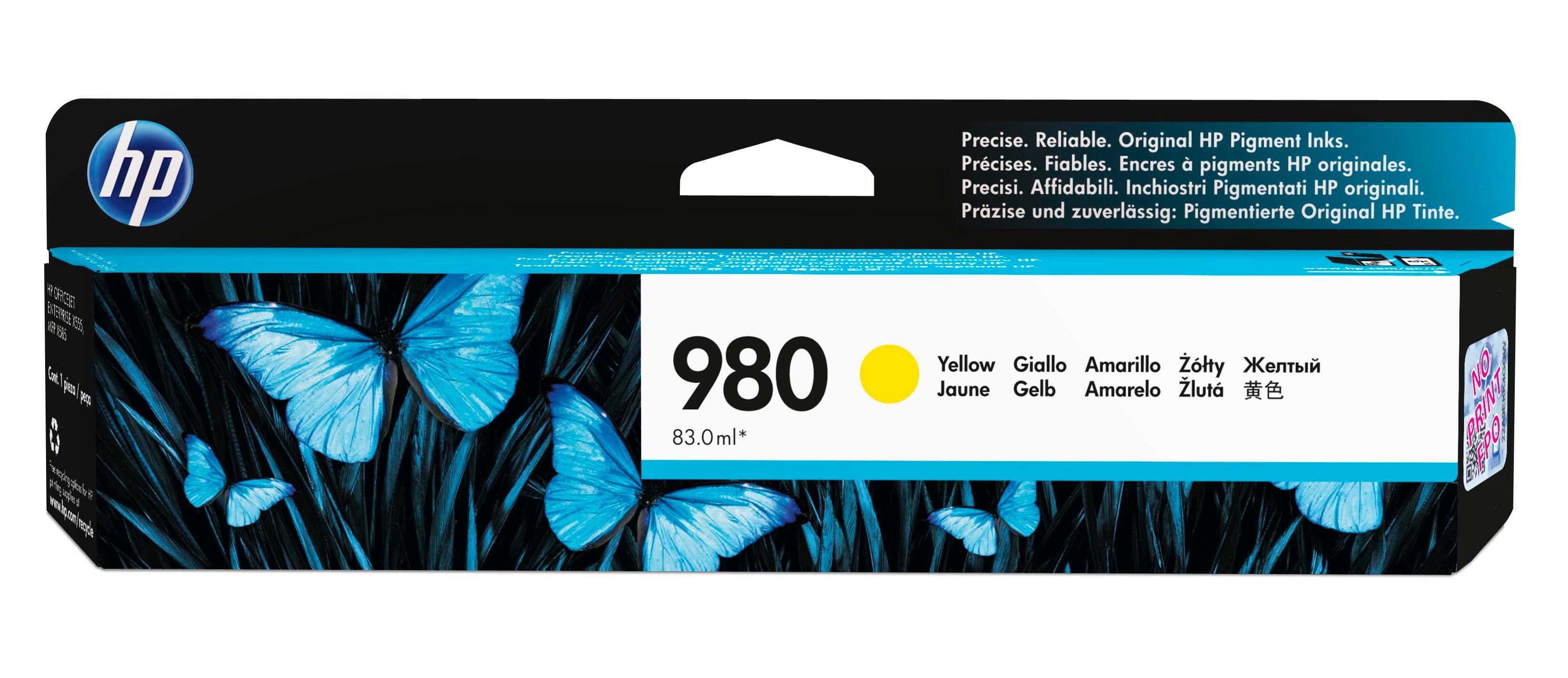 HP 980 - 86.5 ml - giallo - originale - cartuccia