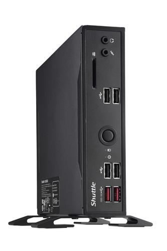 Shuttle DS20U7V2 barebone per PC/stazione di lavoro PC con dimensioni 1,3 l Nero Intel SoC i7-10510U 1,8 GHz